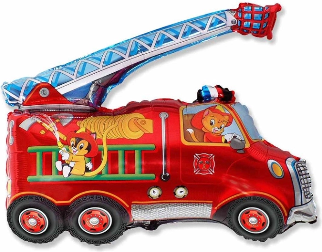 Folienballon Feuerwehrauto