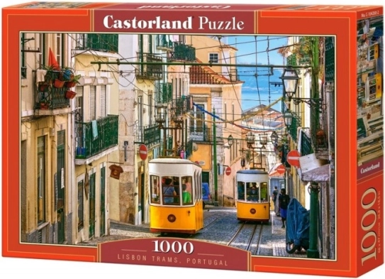 Puzzle 1000 Teile Lissabonner Straßenbahnen Portugal