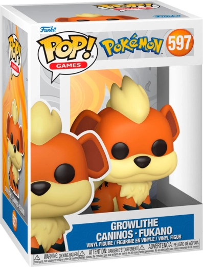 Funko Pop! Games Pokémon Growlithe (Caninos) #597 - 1 Stück
