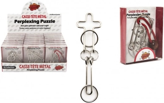 Metall-Drahtpuzzle – Schwierigkeitsgrad 3 (Motiv-Mix)