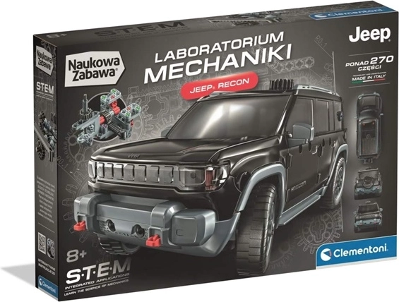 Clementoni Wissenschafts-Spaß Labo Mechanik Jeep Recon - 1 Stück