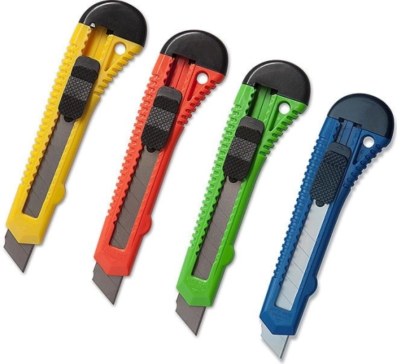 Abbrechmesser CONCORDE 18 mm, groß – Farbmix