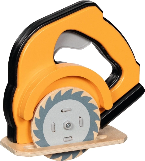 Kinder-Holz-Handkreissäge mit funktionierendem Sägeblatt – 1 Stück