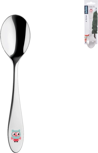 Kinderlöffel aus Edelstahl „Eule“