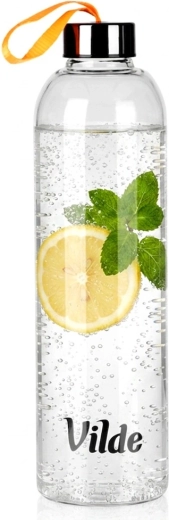 Vilde Glas-Wasserflasche 1 l