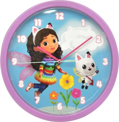Wanduhr Gabby’s magisches Haus – 1 Stück