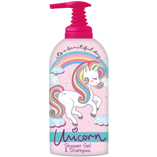 Unicorn Duschgel & Shampoo 2in1 für Kinder 1 l