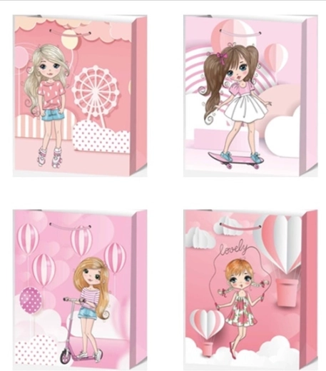 Geschenktasche für Mädchen L