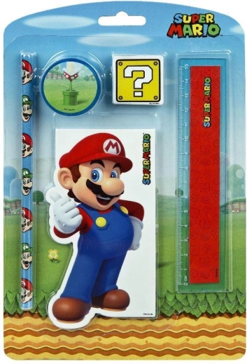 Schreibset Super Mario – 5-teilig