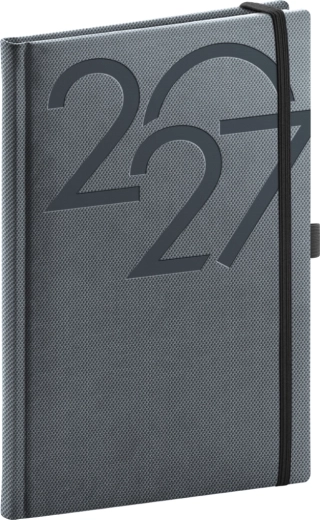 Notique Wochenkalender Ajax 2027 Schwarz 15 × 21 cm