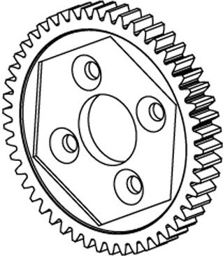 Hauptzahnrad Jamara Dakar/BL8, 50 Zähne, Modul 0,8