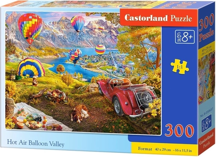 Castorland Puzzle – Tal der Heißluftballons, 300 Teile