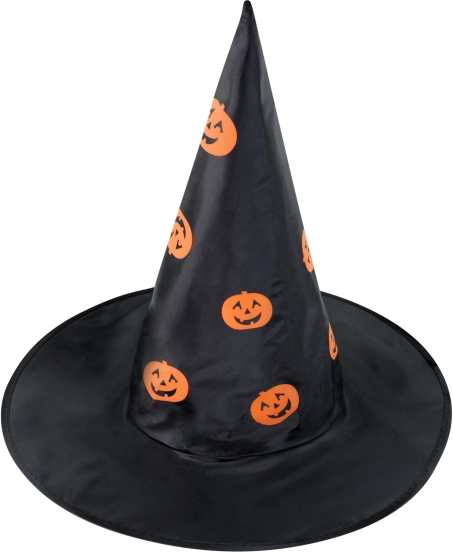 Kinder-Hexenhut mit Kürbissen für Halloween