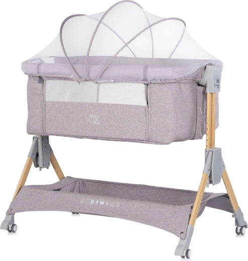 Chipolino sleepnfold 2v1 platinum Beistellbett mit Wickeltisch