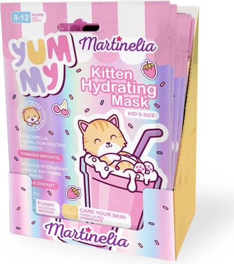 Feuchtigkeitsspendende Maske für Kinder mit Kätzchenmotiv - 1 Stück