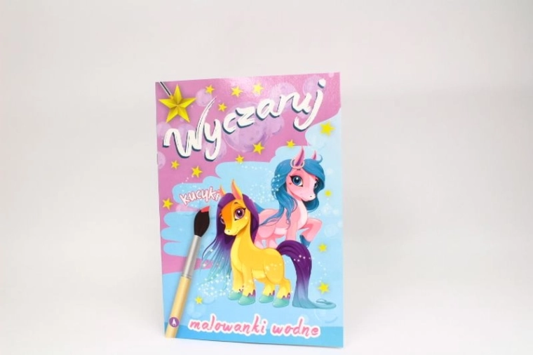 Zaubere Ponyfohlen – Wasser-Malbuch
