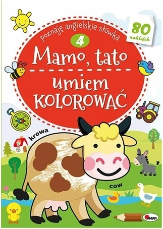 Mama, Papa, ich kann ausmalen – Lernmalbuch mit Stickern