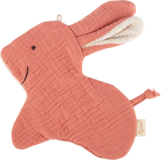 Sigikid Musselin-Häschen – Schmusetuch/Comforter mit Knisterfolie