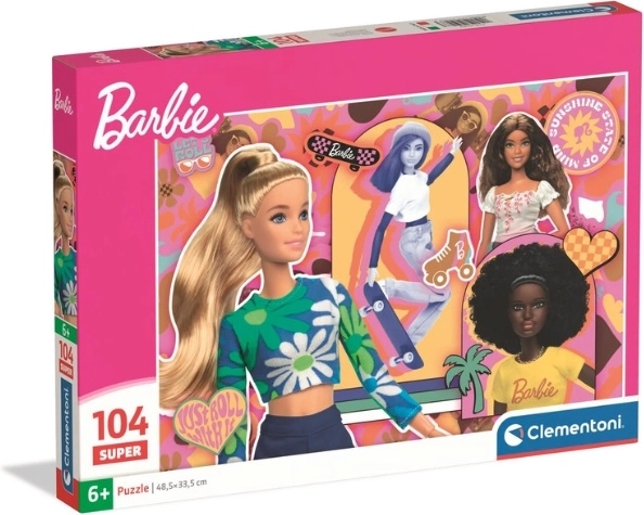 Clementoni Puzzle Super Barbie 104 Teile