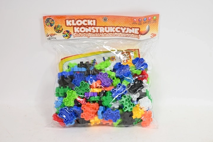 Puzzle-Baukasten – bunte Konstruktionsbausteine 130 Stk.