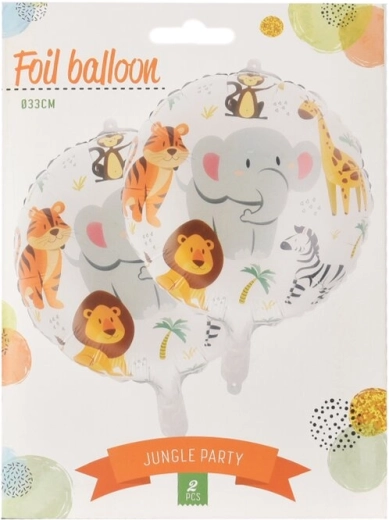 Folienballons Jungle, Set 2 Stk.