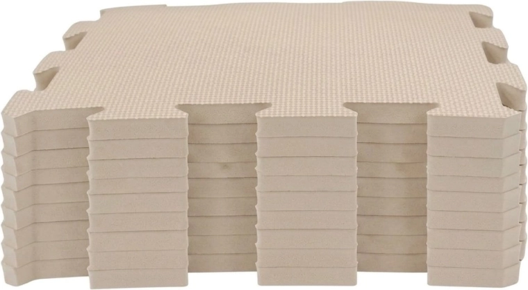 NIDO NIDO Schaumstoff-Spielmatte Puzzle Sandstone (9 Teile)
