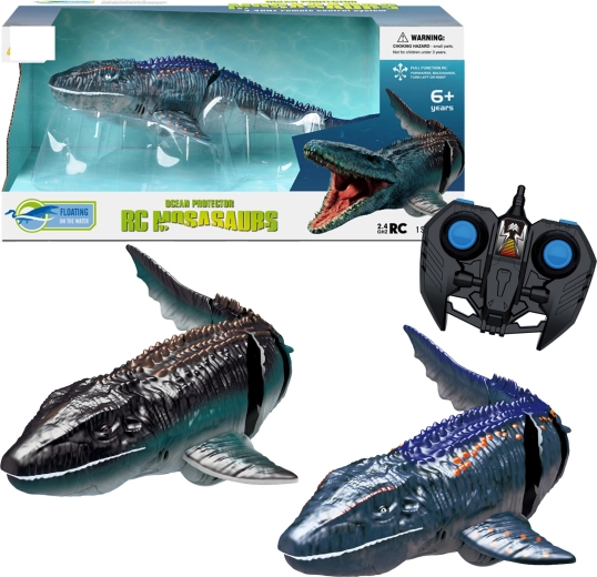 R/C Mosasaurus mit realistischer Bewegung, wasserdicht 2,4 GHz