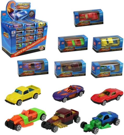 Rennwagen aus Metall Speed King 6 cm – 1 Stück