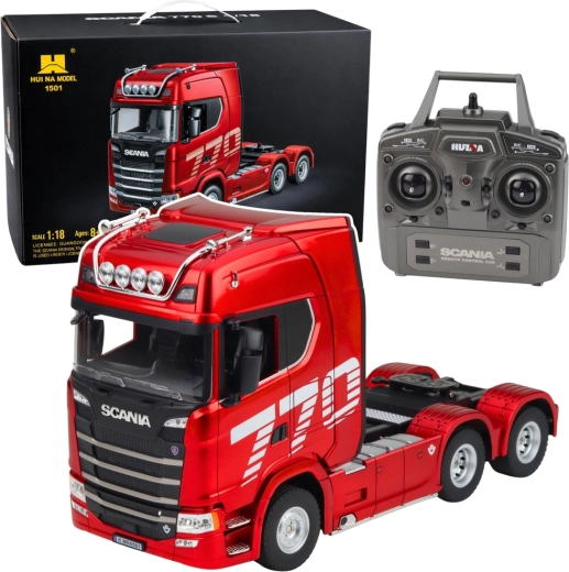 Rennzugmaschine SCANIA RC Huina 1:18 – rot
