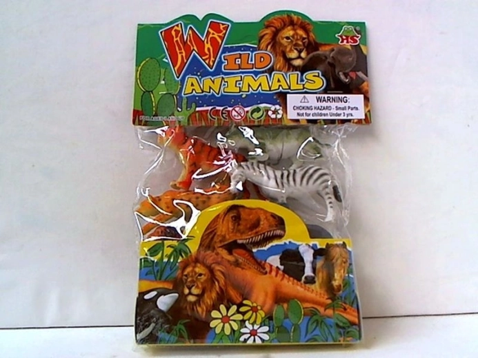 Set mit Wildtierfiguren, 6 Stück, 12 cm