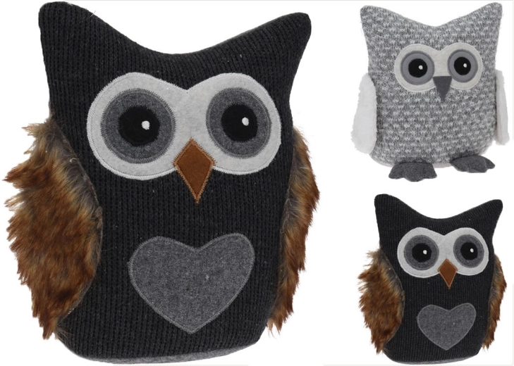 Türstopper Eule 23 × 15 cm, 1 kg, Polyester