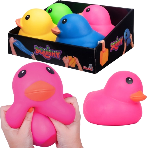 Simba rosa Anti-Stress-Knautuschente Squishy 17 cm