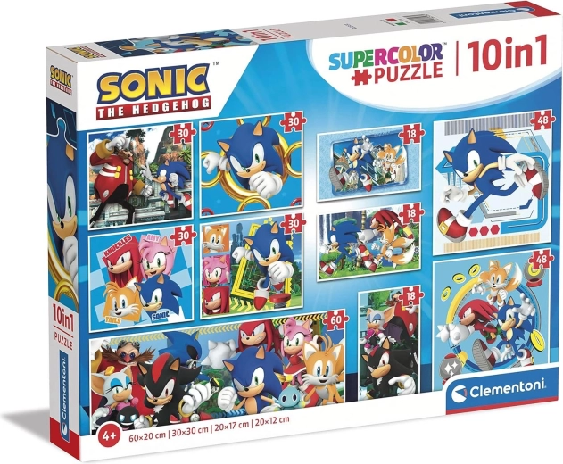 Clementoni Puzzle Igel SONIC 10in1