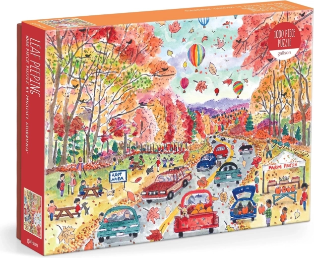 Galison Puzzle Beobachtung von Herbstlaub, 1000 Teile