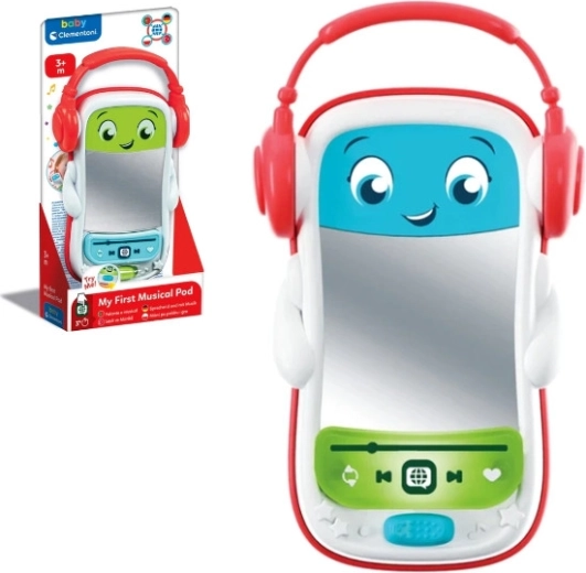 Sprechender Baby-DJ – Musikpult mit Lichtern und Spiegel