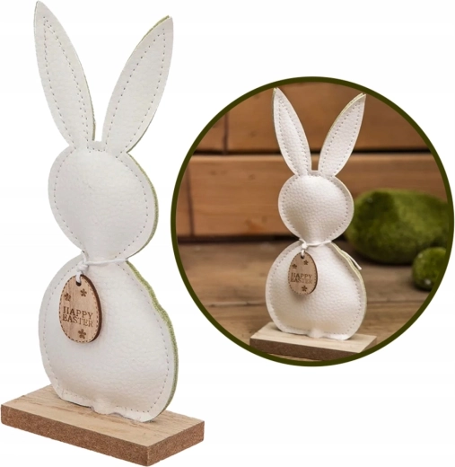 Dekorative Hasenfigur mit Aufhänger 18 cm