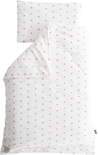Träumeland Jersey-Bettwäsche Flora 100 × 135 cm + 40 × 60 cm