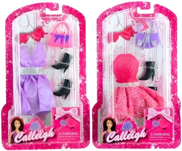 Kleid für Puppe – 2 Varianten
