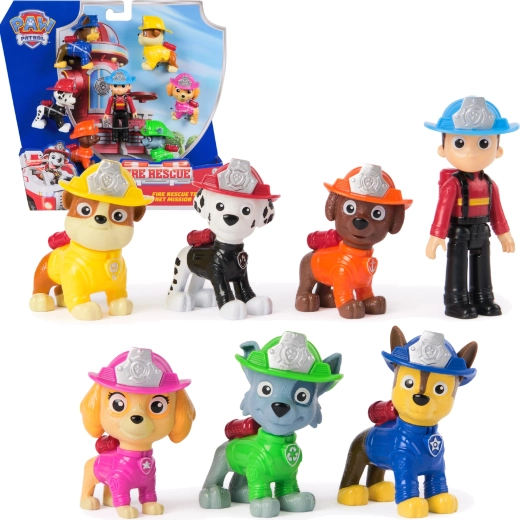 Paw Patrol Fire Rescue Set mit 7 Figuren