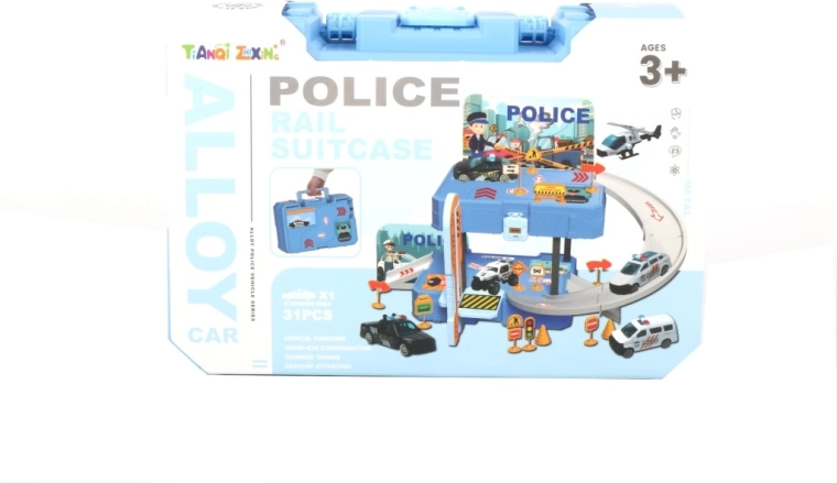 Polizei-Spielset im Koffer