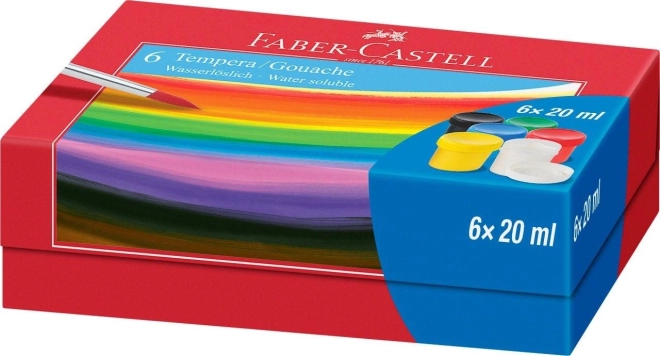 Tempera-Farben Faber-Castell 6x20ml