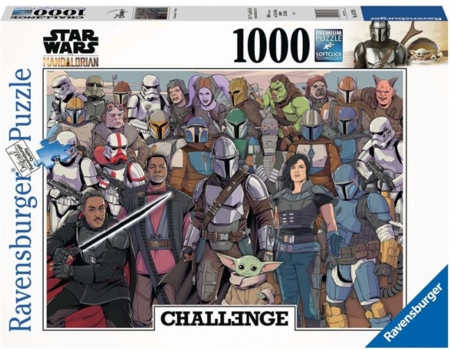 Puzzle Ravensburger Star Wars Mandalorian Herausforderung 1000 Teile