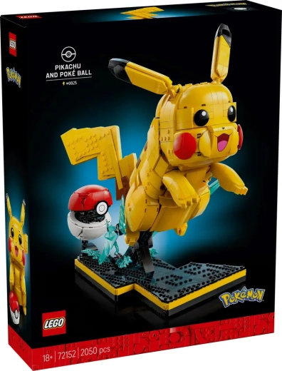 LEGO Pokémon Pikachu und Pokéball (2050 Teile)