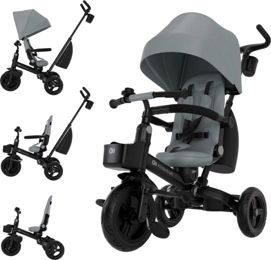 Kinderkraft Aveo 2 Plus Multifunktions-Dreirad Grey