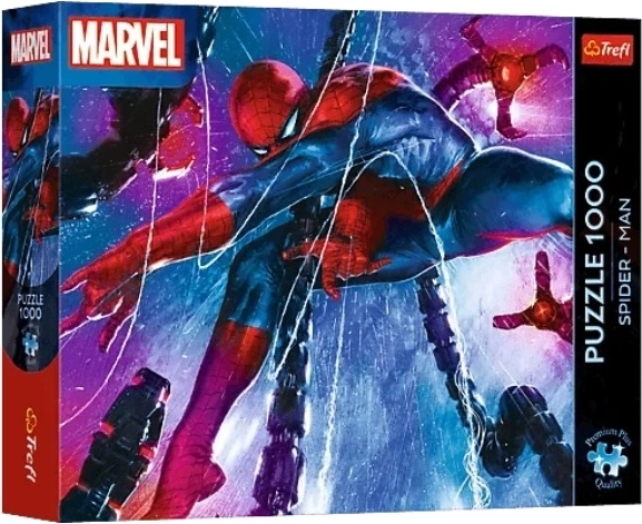 Puzzle Premium Plus Spider-Man: Netz der Abenteuer 1000 Teile