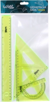 Neonfarbenes Geometrie-Set