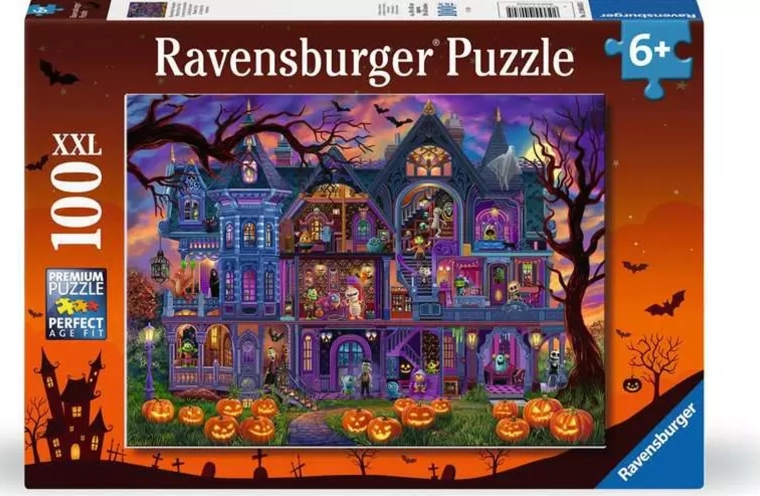 Ravensburger Puzzle Party im Spukhaus XXL 100 Teile