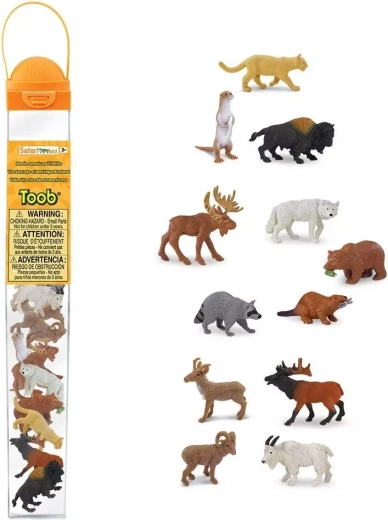 Safari Ltd. TOOBS Röhre Tiere Nordamerikas
