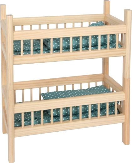 SMALL FOOT Puppenstockbett aus Holz, natur