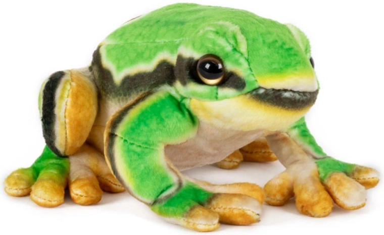 Plüsch-Frosch 14 × 9 cm